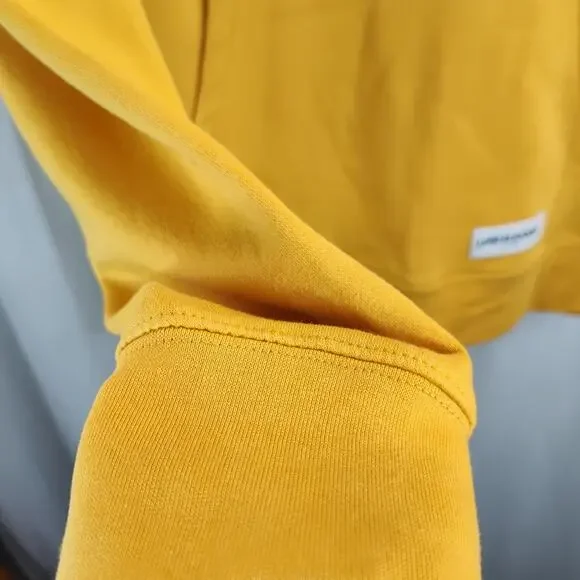 Life is Good Mustard Unisex Hoodie with Mountain Logo, M - Picture 5 of 8